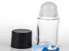 Clear Glass Roll On Bottle Essential Oil Perfume Bottle Travel Dispenser Roller Ball PP Cap30ml 50ml7677522