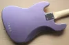 Factory Custom Metal Purple 4String Electric Bass GuitarChrome Hardwaresmaple Fingerboardwhite PickGuardoffer Customized8661077