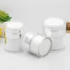 15 30 50 g ml pearl white acrylic airless jar round vacuum cream jar 0 5oz 1oz 1 7oz cosmetic packing pump packaging bottles for t1419719