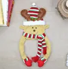 Choinka Topper Decoration Santa Snowman Reindeer Hugger Xmas Holiday Winter Party Ornament Da937