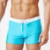 New machos homem Swimwear Sexy cintura baixa Swim Trunks criativo Boxer Briefs Maillot de bain praia desgaste New Arrival