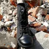 حار بيع- الجيش الأحذية الصيف تنفس الأسود قماش القتالية أحذية الرجال القوات الخاصة الجانب العلوي التكتيكية الأحذية الأمن الحرس الأحذية