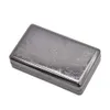Kvadratisk form metall tobaksfall med olika mönster på case mini bärbar tobak ört förvaring väska Box metall ört behållare