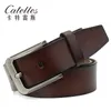 Ceintures Catelles sangle mâle en cuir véritable ceinture concepteur boucle ardillon hommes de haute qualité homme pour 1935284G