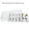 40PCS Watch Crowns Watch Waterproof Replacement Assorted Repair Tools with Box238U