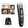 Profissional Digital Cabelo Trimmer Recarregável Cabelo Elétrico Clipper Masculino Corte De Cabeleireiro De Cabelo Ajustável Lâmina Cerâmica RFC-688B 49