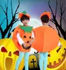 2020 mignon enfants bébé adulte Halloween Cosplay vêtements fantaisie balle Style Performance Costume sans manches enfants bébé citrouille Costume robe