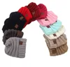 Fashion Children's Hat Wool Knit Hat Baby Simple Thickening Hooded Warm Hat