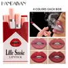 Creative Cigarette Lipstick 4pcs/set 12 Colors Velvet Matte Long Lasting Waterproof Lipstick Sexy Nude Non-Stick Cup Lips Makeup