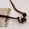 1 szt. Krzyżowska biżuteria vintage oryginalny skórzany naszyjnik dla kobiet punkowy antyczny wisiorek