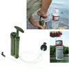 Ny högkvalitativ bärbar soldatvattenfilterrenare Plast 0.1 Micro Cleaner Utomhusvandring Camping Survival Emergency Tool