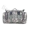 Camo Torba Tactical Wodoodporna Wojskowa Talii Pack Molle Outdoor Pace Torba Camping Piesze wycieczki Trwałe Plecak Torby Sportowe Cyz2762 50 sztuk