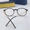 Danemark marque fait à la main titane rond ovale lunettes cadre femmes hommes 6541 coréen sans vis clair lunettes myopes cadre Eyeglasses188F