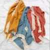 Baby Solid Muslin Swapsding Tassel полотенца полотенца двойной слой Одеяла для ванной комнаты для ванной комнаты для ванной комнаты малыши обертываются младенческие мастера Mublins LSK1332