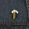 Pins, broscher Pride Brosch Pin Set Animal Love Heart Multicolor Women Man Gay Girls Lesbiska Smycken Vänner Gåvor Accessorie1