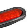 2 Pcs Oval 6 LED Trailer Tail Light Kit IP67 Waterproof Stop Turn Brake Sealed Mount Lights for Boat Trailer RV Trucks Auto Part1