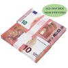 Factory Whole China Prop Money 100 PCS Toy Dollar Bills Realistische volledige afdruk 2 Sided Play Bill For Kids Party and Movie Props Fake Euro234LPU7T