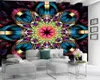 3d Wallpaper walls Modern Home Decoration Wallpaper High-end Colorful Large Flowers Romantic Flower Decorative Silk 3d Mural Wallpaper