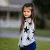 2021 Date mère et fille correspondant vêtements bébé filles t-shirt hauts Fashiop Lesure tenues étoiles pull confortable famille L5003469