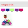 DIY Neoprene Wine Glass Sleeve Insulator Drink Holder Wine Glass Koozies for Festival Party Cups Coffee Cup Home Bar Products RRA3633