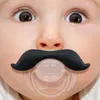 Nieuwe Hoge Kwaliteit Silcone Grappige Snor Lippen Baby Baby Jongen Meisje Baby Fopspeen Orthodontische Dummy Baard Nipples3584386