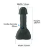 Gros Silicone Eau Bongs Narguilé Tabac Main Tuyaux Corps Forme Concentré D'huile Dab Rig Cire D'herbe Sèche Dabbing Bong 5 Pcs / lot