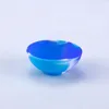 Färgglada Silicone Ashtray Creative Round Silicones Ashtrays Anti-Shock Smoke Ash Tray Fashion Miljö Hotell Hem