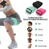 Bandes de résistance de boucle de hanche réglables pour les jambes et les fesses Anti-dérapant Roll Up Workout Elastic Booty Bands Fitness Equipment