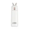 Christmas Bottles Gift Portable 9oz 12oz Flask Xmas Promotional Business Stainless Steel Water Bottle