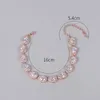 Earrings Necklace WEIMANJINGDIAN Teardrop Cubic Zirconia CZ Crystal Wedding Bracelet And Earring Bridal Jewelry Set Bridesmaid G9954634