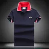 21SP Yaz %100 Pamuklu Erkek Polo T-shirt est LOGO Baskı Moda Giyim gömlek Trend Kısa kollu TshirtM-3XL
