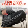 Boots Drop Steel Toe Cap Men Safety Shoes Work Sneakers Women Plus Size 36-48 Breathable Outdoor ROXDIA Brand RXM1641