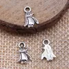 Free Shipping 500pcs/lot Ancient Silver Plated Alloy Penguin Charms Pendants for Jewelry Accessories Making Findings 11x7mm