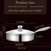 Factory Direct S 304 Stal nierdzewna patelnia do miski omletowej Trzy-tak stalowa patelnia domowa non stick Pan269S4116115