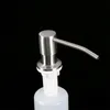 Plastpump Hand Sanitizerflaskor Tom 304 Rostfritt stål Heads Makeupflaska Pressad flytande Tvål Dispenser Avtagbar 6 5WM G2