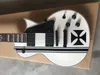 カスタム株式会社鉄十字架SWジェームズHetfield Signature Electric Guitar 6文字列EMGピックアップホワイトカラー送料無料