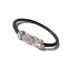 Nya charm hästskor armband för kvinnor femme pulseria kostym smycken dekorationer dubbel u lås läder armband gåvor192660462