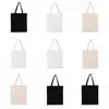 Canvas Tote Shoulder Bags Large Capacity Cotton Reusable Shopping Bags Women Beach Handbags Canvas Bags Customized VT1626
