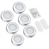 Topoch 6-Pack Battery Operated Motion Sensor Night Light Stick-Where Lights For Closet Garderob Cabinet Smart Safety Lamp Stair Steg Badrum