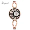 LVPAI marka damska zegarek moda luksus róża złota bransoletka damska zegarek dla kobiet sukienka kwarcowa nadgarstek relogio feminino