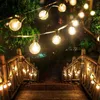 Edison2011 G40 LED Clear Globe Glühbirnen Solar String Fairy Light Outdoor Solar Beleuchtung Hochzeit Girlande Lampe