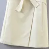 Kimotimo Blazer Abito con intaglio senza maniche Solid Office Lady Dress Elegante Business 2020 Autunno Abiti da lavoro Festa da donna