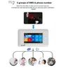 Sistemas de alarme Sem fio GSM WiFi Home Sistema de Segurança APP Controle com PIR Motion Sensor Porta RF 433MHz Smart Kits1