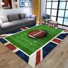 3D Green Football carpet kids room baseball rug field parlor bedroom living room floor mats children large rugs home customized6003297