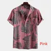 2020 été imprimé hommes chemise hawaïenne à manches courtes vacances Streetwear revers plage chemises tropicales décontracté Camisas Hombre INCERUN