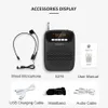 FreeShipping 15W Portable Voice Amplifier Wired Microphone FM Radio AUX Audio Recording Bluetooth Speaker For Teachers Instructor