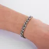 Bangle Man Biba Bangles Charms Armbanden Mannen Pulseira Sieraden Geschenken Mode Punk Boeddha Armband Oude Zilveren Kleur Voor Vrouwen B1207-41