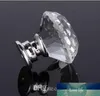 40mm Diamond Crystal Drawer Pulls Knobs Glass Alloy Door Drawer Cabinet Wardrobe Pull Kitchen Cabinet Handle Knobs