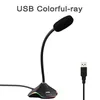 USB Microphone with RGB for PC Computer Laptop Notebook Desktop Gaming Chatting YouTube Noise Reduction Microphone1