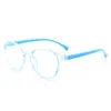 2020 New Children's Anti Blue Light Round Frame Glasses Wholesale Baby Jelly Color Glasses Frame Children's Online Class Glasses